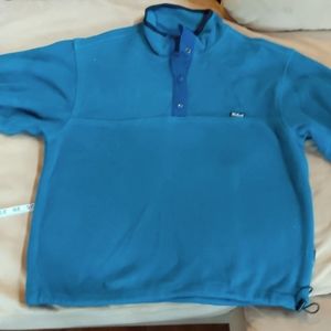 Retro Polartec sweater Turqoise